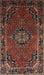 Traditional Sienna Brown Medallion Rug, tr100