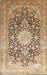 Traditional Sienna Brown Medallion Rug, tr1010