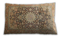 Traditional Classic Rectangular Sienna Brown Lumbar Throw Pillow, 13 inch by 19 inch, lbtr1010