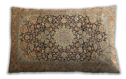 Traditional Classic Rectangular Sienna Brown Lumbar Throw Pillow, 13 inch by 19 inch, lbtr1010