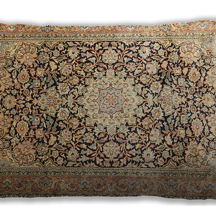 Traditional Classic Rectangular Sienna Brown Lumbar Throw Pillow, 13 inch by 19 inch, lbtr1010