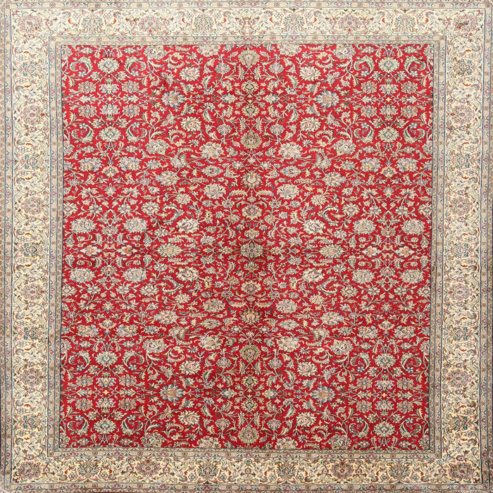 Square Traditional Brown Persian Rug, tr1011