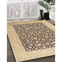 Traditional Sienna Brown Persian Rug, tr1012