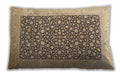 Traditional Classic Rectangular Sienna Brown Lumbar Throw Pillow, 13 inch by 19 inch, lbtr1012