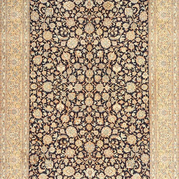 Machine Washable Traditional Sienna Brown Rug, wshtr1012