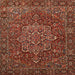 Square Traditional Red Persian Rug, tr1013