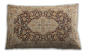 Traditional Classic Rectangular Brown Gold Lumbar Throw Pillow, 13 inch by 19 inch, lbtr1015