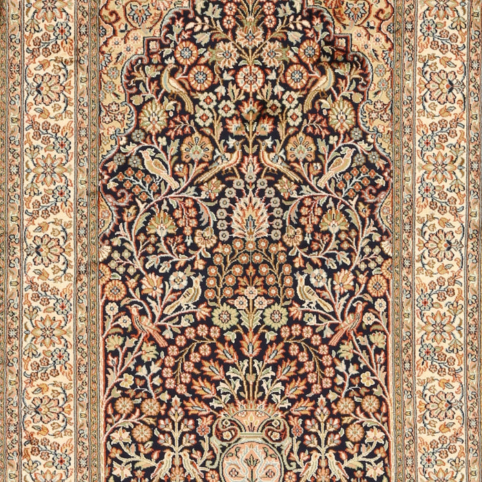 Machine Washable Traditional Sienna Brown Rug, wshtr1016