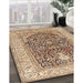 Machine Washable Traditional Sienna Brown Rug in a Family Room, wshtr1016