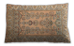 Traditional Classic Rectangular Light Brown Lumbar Throw Pillow, 13 inch by 19 inch, lbtr1017