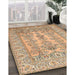 Machine Washable Traditional Light Brown Rug in a Family Room, wshtr1017