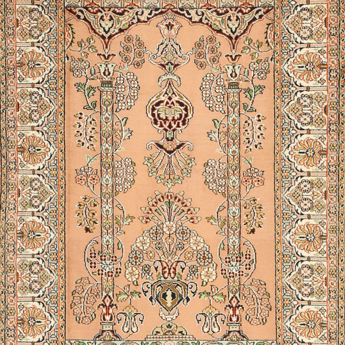 Traditional Light Brown Persian Rug, tr1017