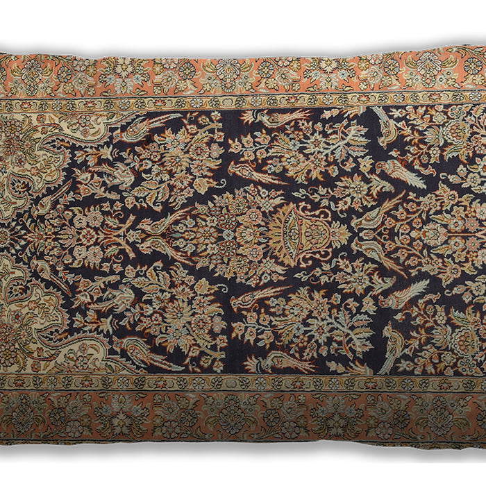 Traditional Classic Rectangular Dark Sienna Brown Lumbar Throw Pillow, 13 inch by 19 inch, lbtr1018