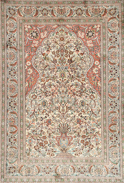 Machine Washable Traditional Dark Gold Brown Rug, wshtr1019