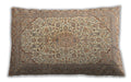 Traditional Classic Rectangular Khaki Gold Lumbar Throw Pillow, 13 inch by 19 inch, lbtr1022