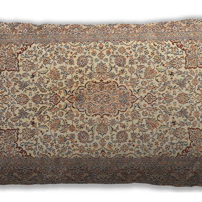 Traditional Classic Rectangular Khaki Gold Lumbar Throw Pillow, 13 inch by 19 inch, lbtr1022