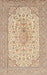 Traditional Khaki Gold Persian Rug, tr1022