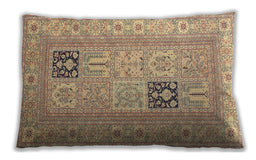 Traditional Classic Rectangular Copper Brown Lumbar Throw Pillow, 13 inch by 19 inch, lbtr1024