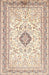 Traditional Orange Salmon Pink Medallion Rug, tr1026