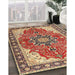 Machine Washable Traditional Sandy Brown Rug in a Family Room, wshtr1028