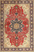 Traditional Sandy Brown Medallion Rug, tr1028