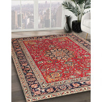 Traditional Red Medallion Rug, tr1029