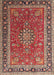 Traditional Red Medallion Rug, tr1029