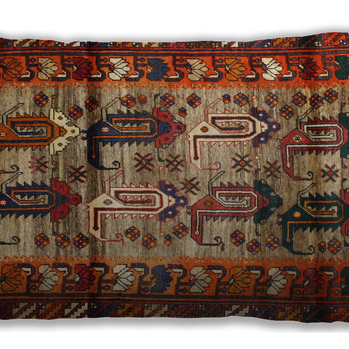 Traditional Classic Rectangular Saffron Red Lumbar Throw Pillow, 13 inch by 19 inch, lbtr102