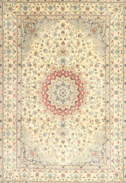 Machine Washable Traditional Gold Rug, wshtr1032