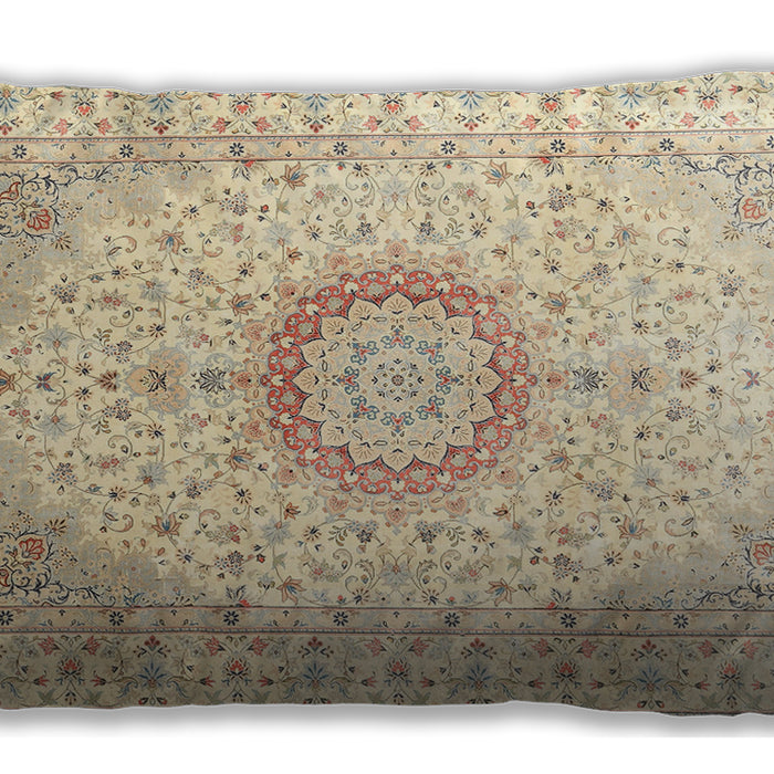 Traditional Classic Rectangular Golden Blonde Gold Lumbar Throw Pillow, 13 inch by 19 inch, lbtr1032