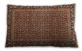 Traditional Classic Rectangular Peru Brown Lumbar Throw Pillow, 13 inch by 19 inch, lbtr1033