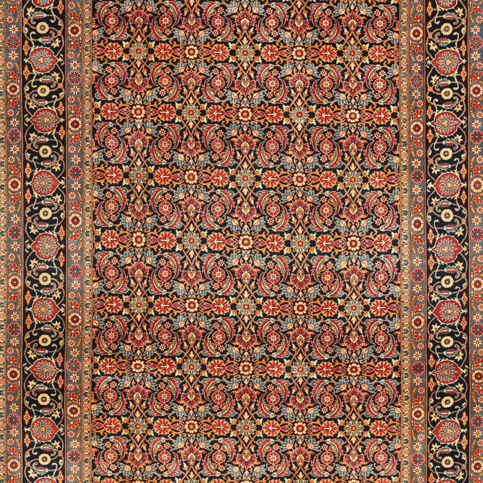 Machine Washable Traditional Peru Brown Rug, wshtr1033