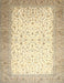 Traditional Khaki Gold Persian Rug, tr1035