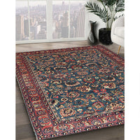 Traditional Army Brown Persian Rug, tr1037