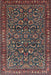 Traditional Army Brown Persian Rug, tr1037