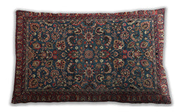 Traditional Classic Rectangular Army Brown Lumbar Throw Pillow, 13 inch by 19 inch, lbtr1037