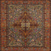 Square Traditional Red Persian Rug, tr103