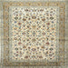 Square Traditional Brown Persian Rug, tr1040