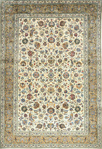 Machine Washable Traditional Brown Rug, wshtr1040