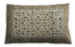 Traditional Classic Rectangular Brown Lumbar Throw Pillow, 13 inch by 19 inch, lbtr1040