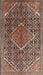 Machine Washable Traditional Light Copper Gold Rug, wshtr1048