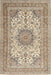 Traditional Brown Medallion Rug, tr1049