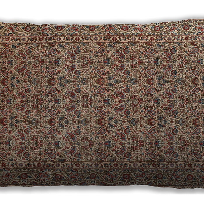 Traditional Classic Rectangular Dark Sienna Brown Lumbar Throw Pillow, 13 inch by 19 inch, lbtr104