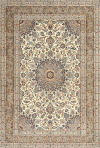 Machine Washable Traditional Brown Rug, wshtr1050