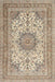 Machine Washable Traditional Brown Rug, wshtr1050