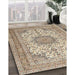 Machine Washable Traditional Brown Rug in a Family Room, wshtr1050