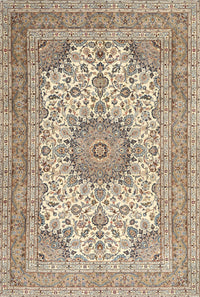 Machine Washable Traditional Brown Rug, wshtr1051