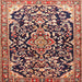 Square Traditional Red Medallion Rug, tr1055