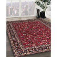 Traditional Dark Almond Brown Persian Rug, tr1062