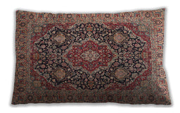 Traditional Classic Rectangular Camel Brown Lumbar Throw Pillow, 13 inch by 19 inch, lbtr1063